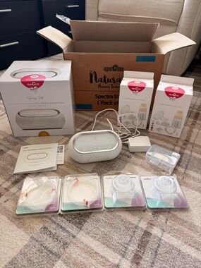 Spectra Gold Portable Electric Breast Pump - White